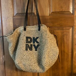 New DKNY Paloma Straw Tote $148